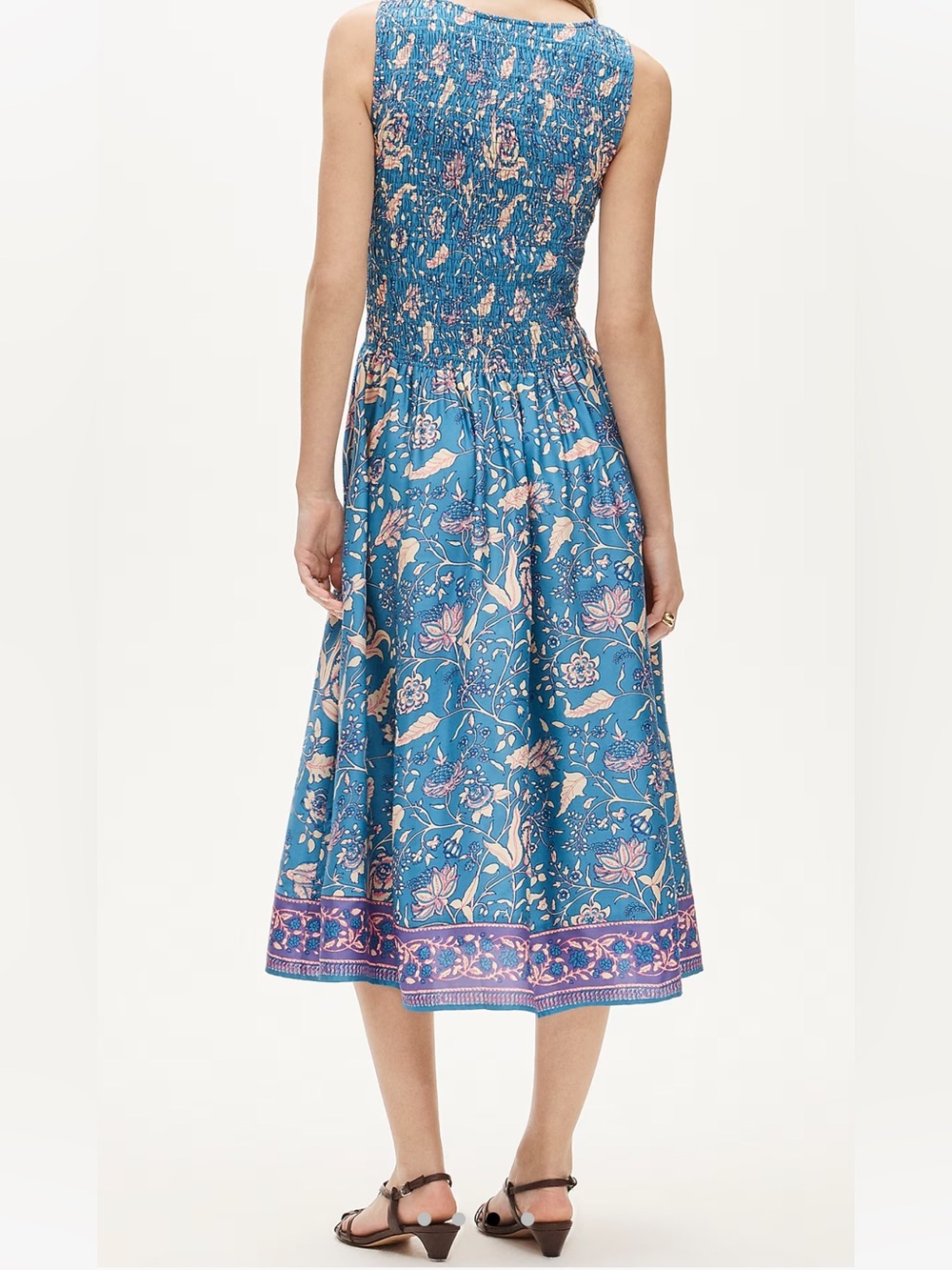 NWT J. Crew Lina midi dress in floral print in Size Small - Picture 3 of 9